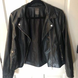 Primark Faux Leather Jacket (Size 8)